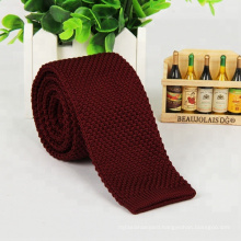 Maroon knitted Ties / Red color knitted neckties / Wine color soft ties